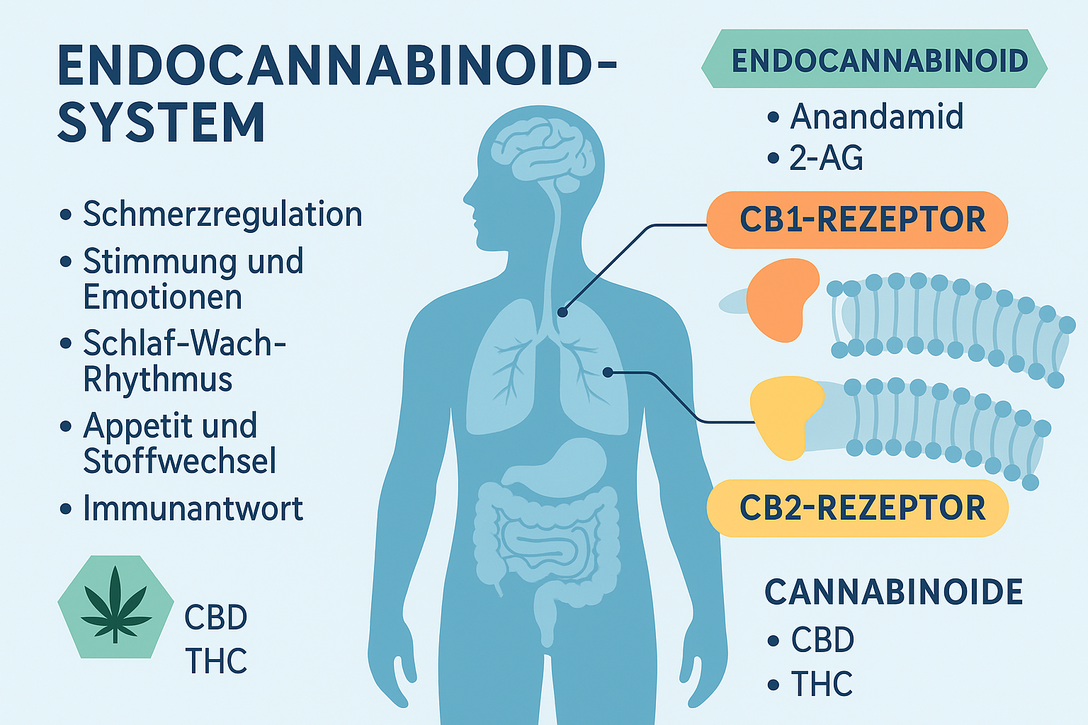 Wie funktioniert das Endocannabinoid-System in unserem Körper?