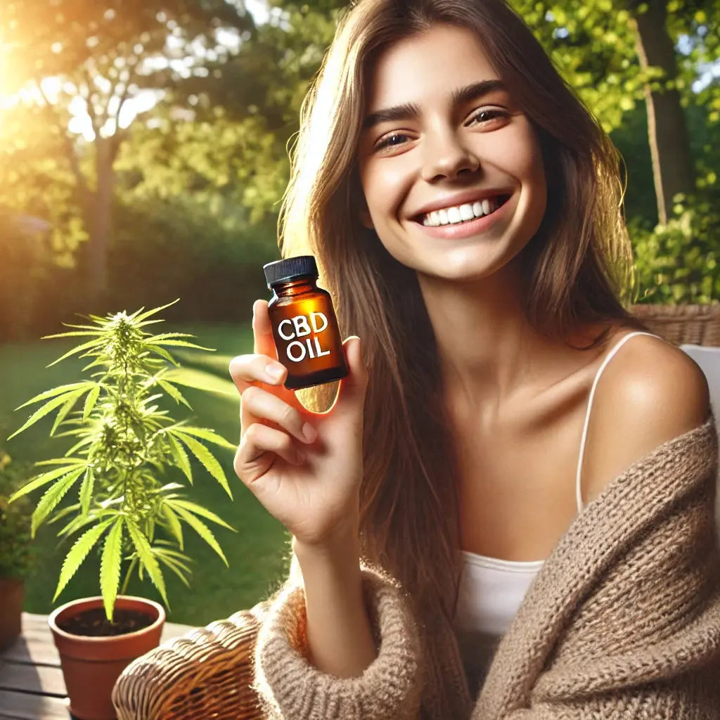 Nahaufnahme von CBD-Öltropfen auf einem Holzlöffel, die die Klarheit und Reinheit des Produkts hervorheben