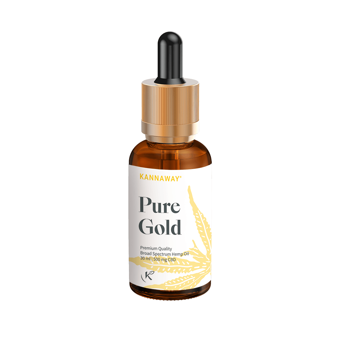 Pure Gold 500mg CBD Flasche 30 ml - Premium cbd-Öl from Kannaway - Just $53! Shop now at Antidotumaqua