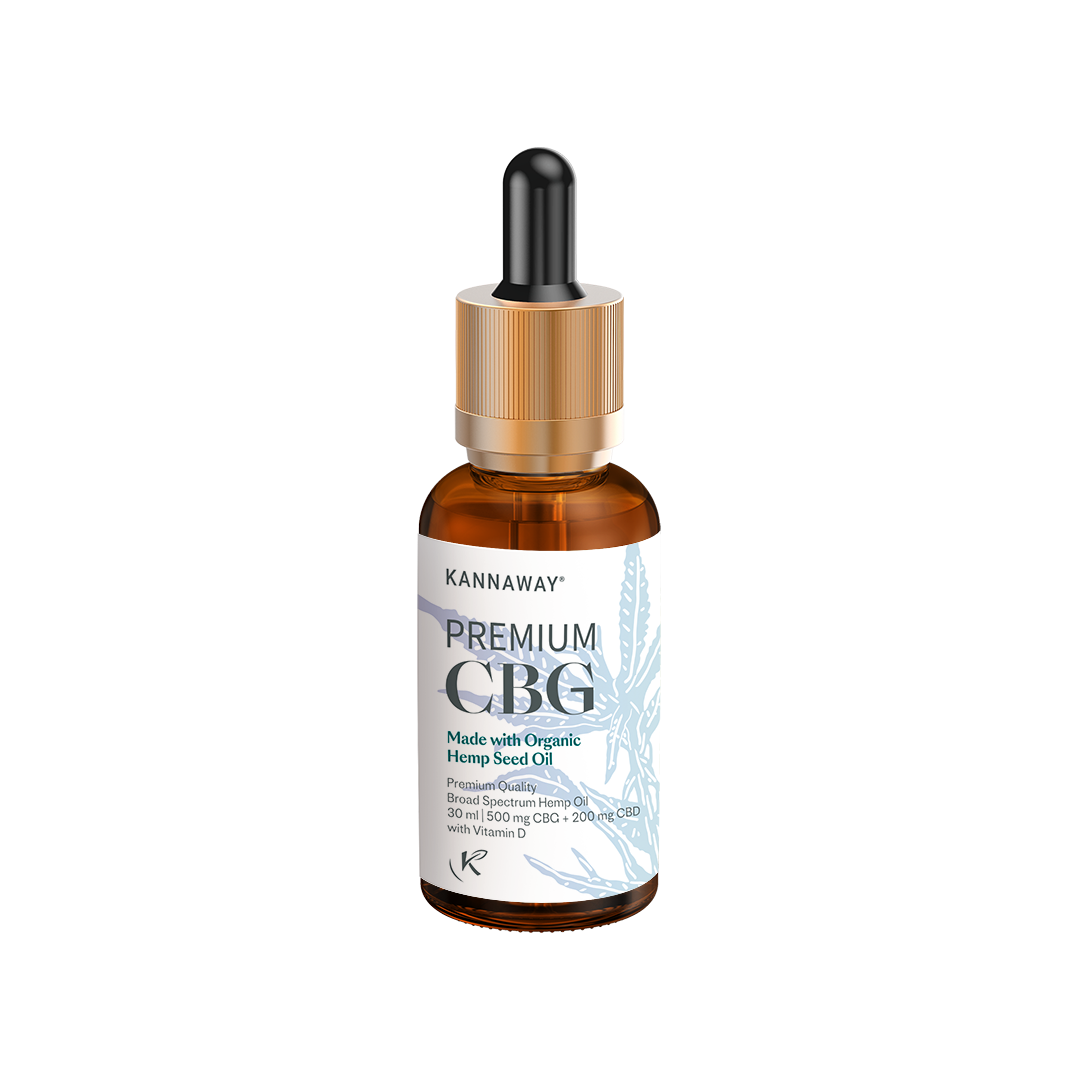 Premium CBG Oil-das Gold unter den Hanfölen- 500mg CBG plus 200mg CBD 30ml Flasche - Premium tropfen from Kannaway - Just $72! Shop now at Antidotumaqua